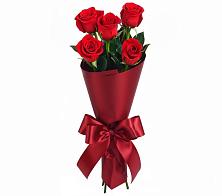 Букет 5 Красных роз Эдлесс Лав в Березовке Пермский край