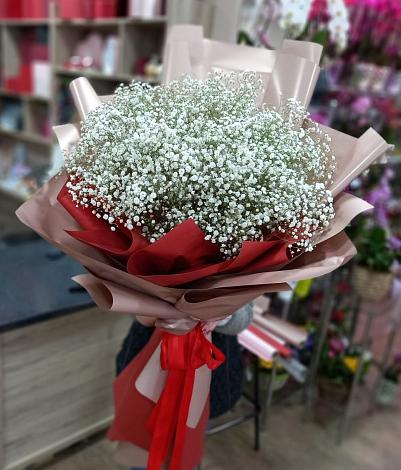Букет цветов из: Гипсофила в Березовке Пермский край