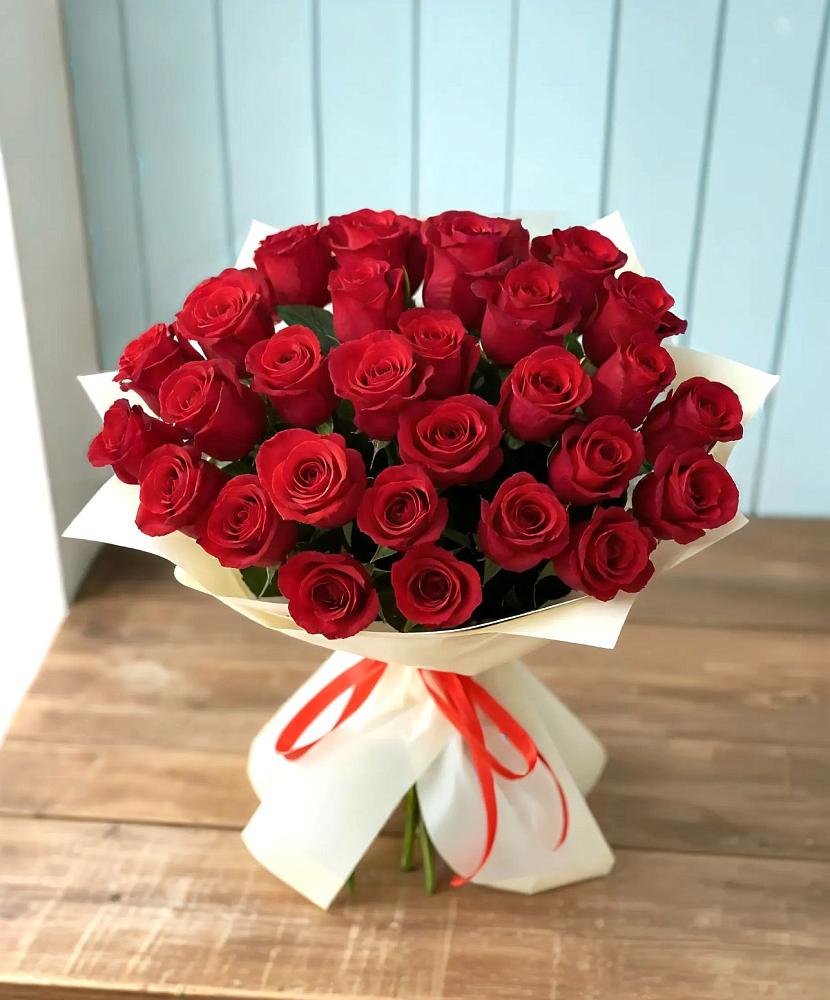 Букет 29 Красных роз в Березовке Пермский край