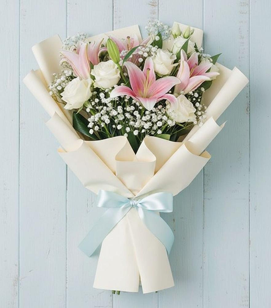 Букет цветов из: Лилии в Березовке Пермский край