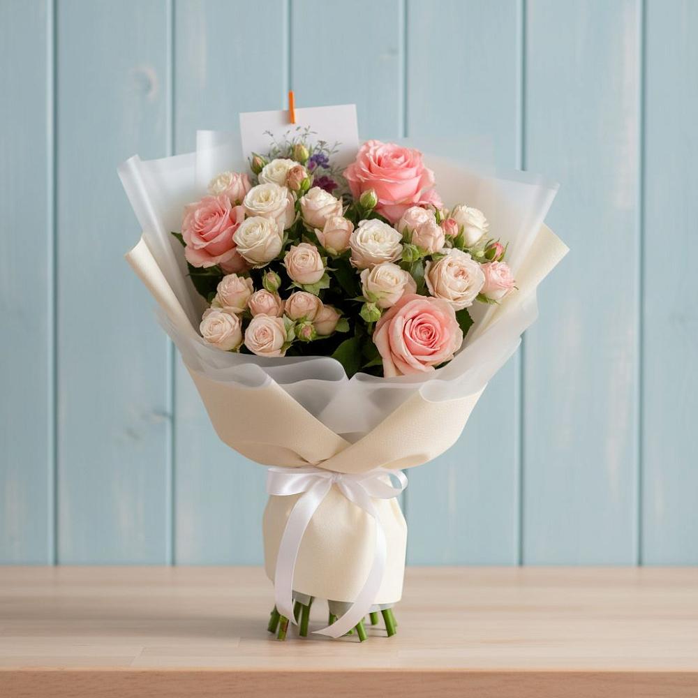 Букет цветов из: Розы в Березовке Пермский край