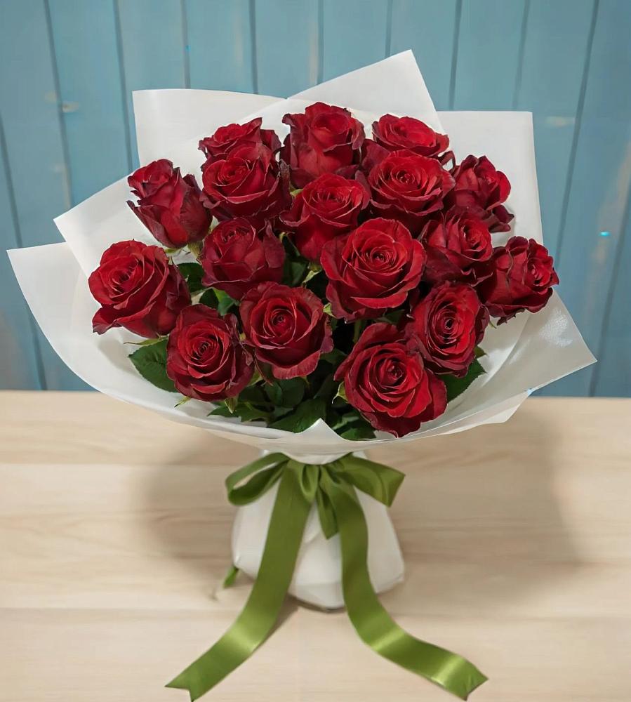Букет Красные розы в Березовке Пермский край