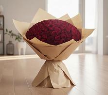 Букет 101 Красная роза в Березовке Пермский край