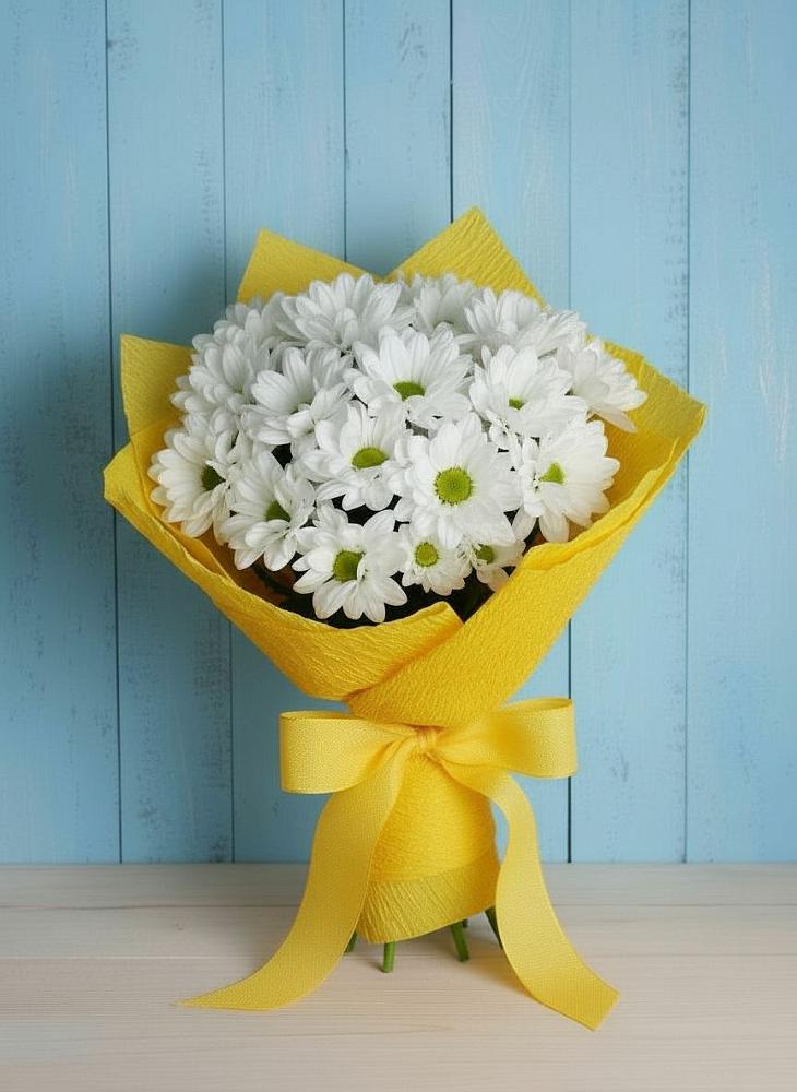 Букет цветов из: Хризантемы в Березовке Пермский край