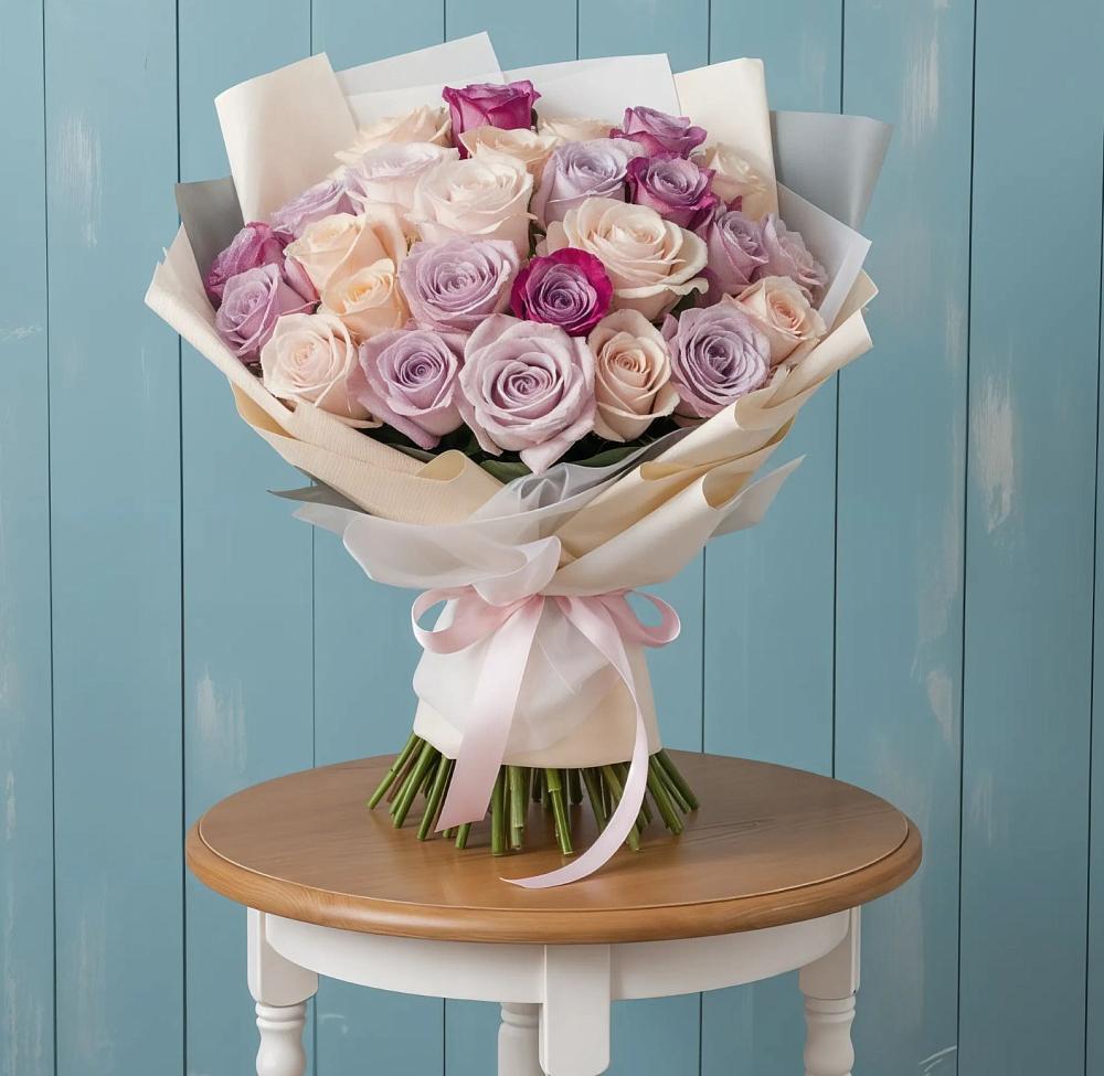 Букет цветов из: Розы в Березовке Пермский край