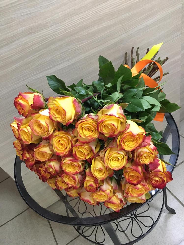 Букет Желтые розы в Березовке Пермский край