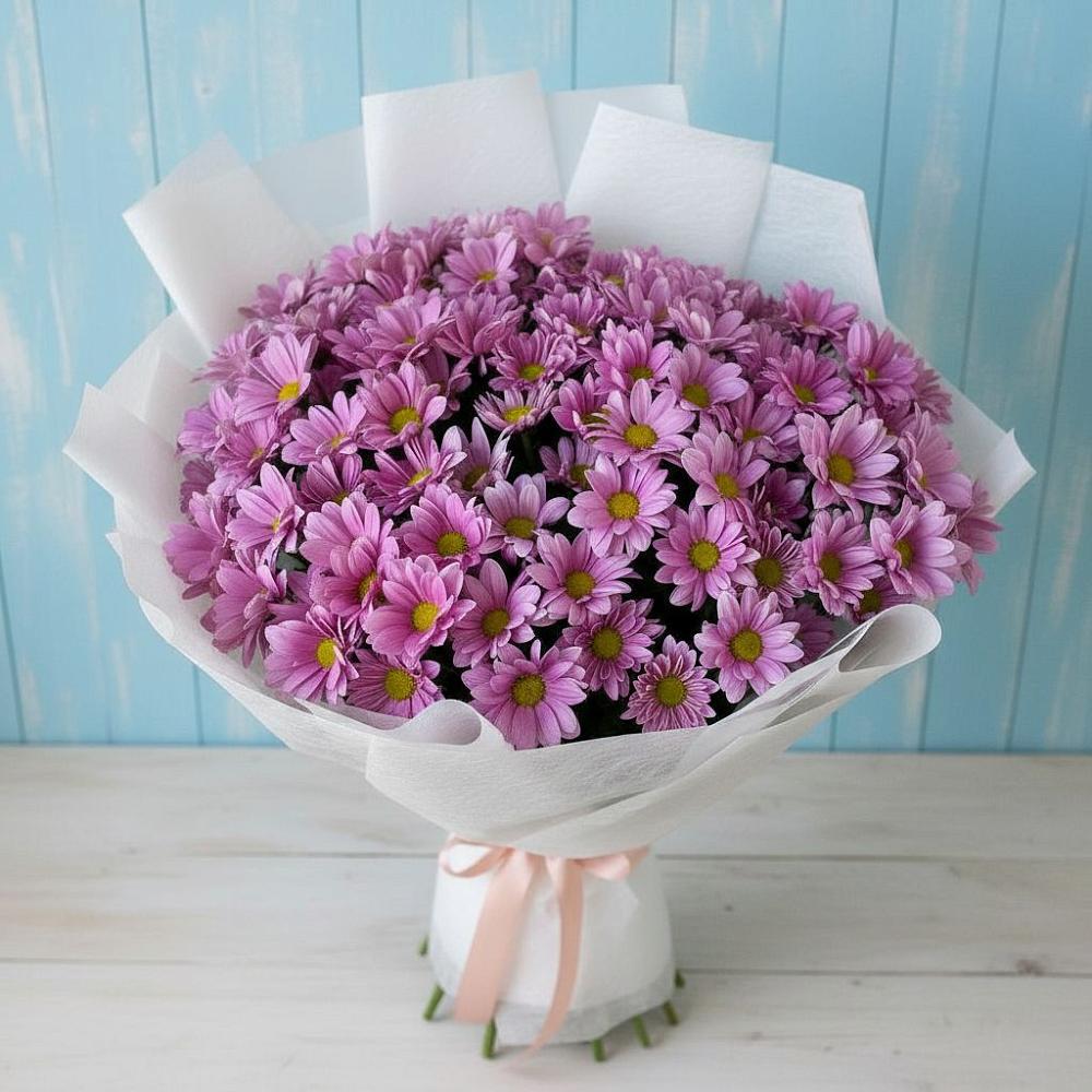 Букет цветов из: Хризантемы в Березовке Пермский край