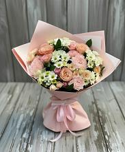 Букет цветов из:  Гвоздики, Розы и Хризантемы в Березовке Пермский край