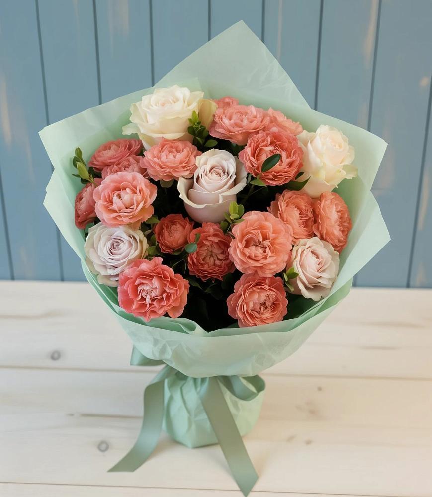 Букет цветов из: Розы в Березовке Пермский край