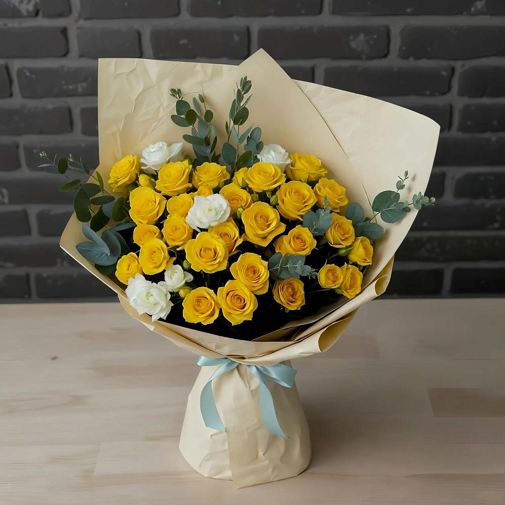 Букет цветов из: Розы в Березовке Пермский край