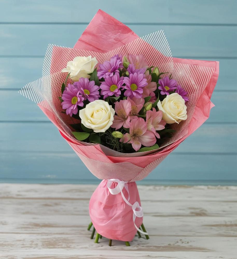 Букет цветов из: Герберы в Березовке Пермский край