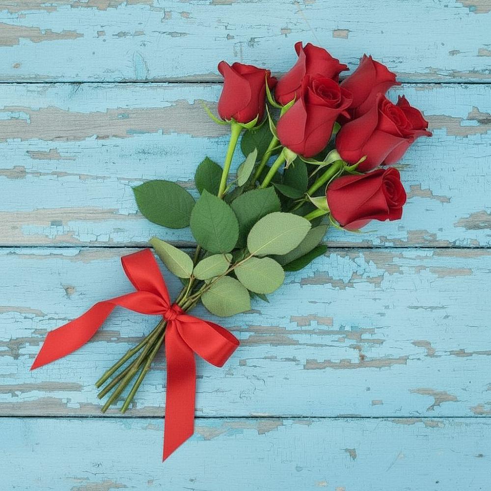 Букет Красные розы в Березовке Пермский край