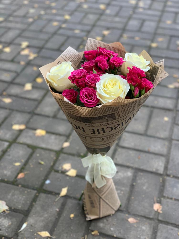 Букет цветов из: Розы в Березовке Пермский край