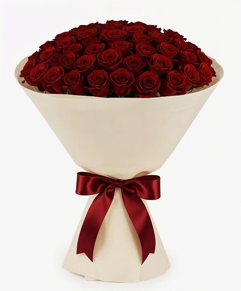 Букет 101 Бордовая роза Блэк Бакарра в Березовке Пермский край