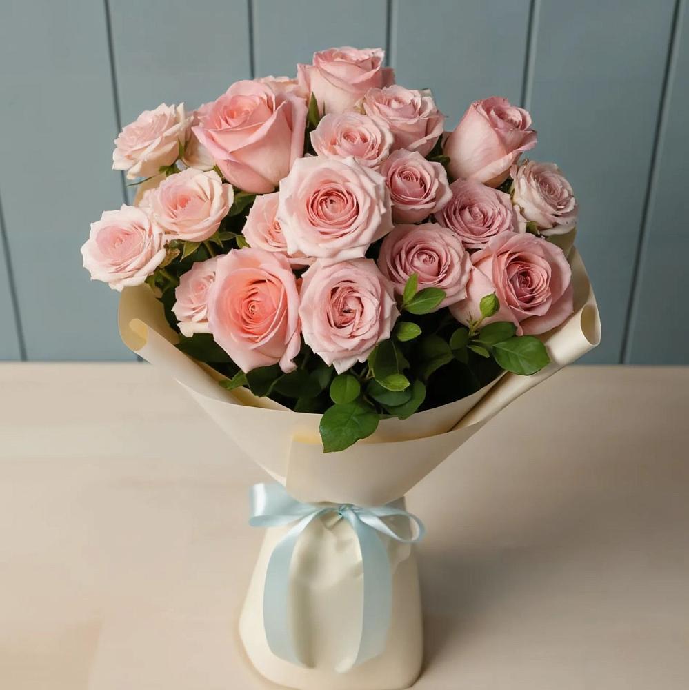 Букет Розовый шарм в Березовке Пермский край