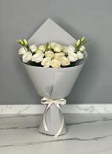 Букет цветов из:  Розы и Лизиантусы в Березовке Пермский край